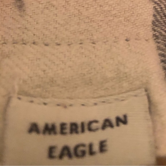 American Eagle Flannel Lumber Jack Plaid Button Up Super Soft Shirt - Picture 12 of 12